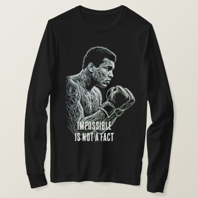 T-shirt Mohammad Ali - Mettez votre texte  (Design devant)