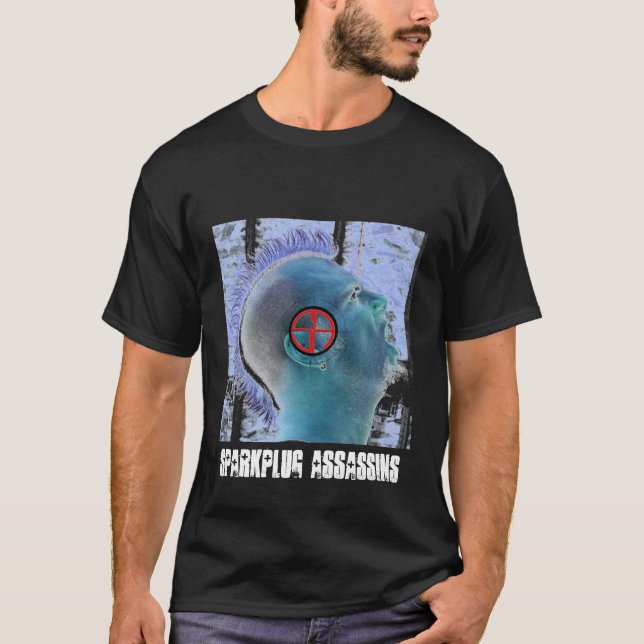 T-shirt Mohawk d'assassins de bougie (Devant)