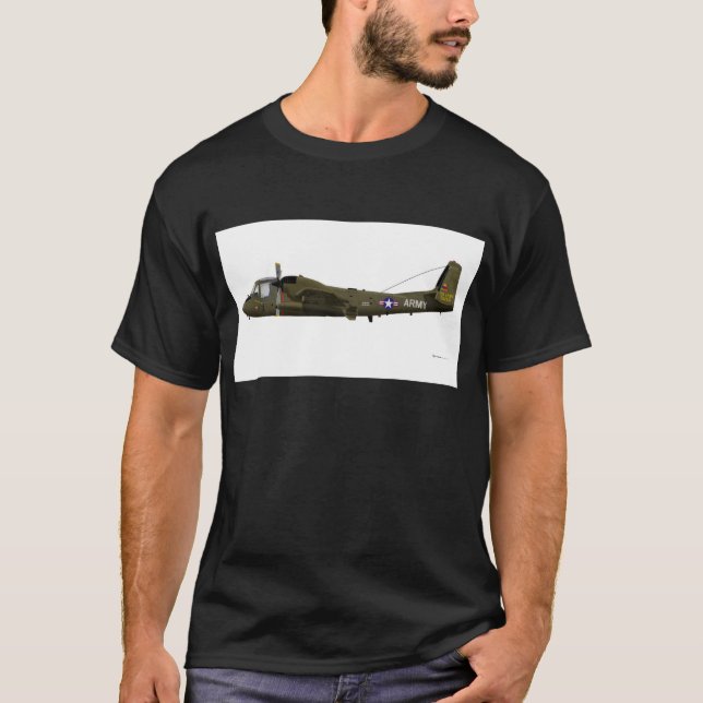T-shirt Mohawk de Grumman OV-1 (Devant)