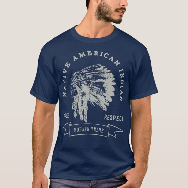 T-shirt Mohawk Tribe Amour amérindienne amérindienne Pride (Devant)