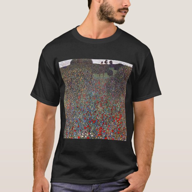T-shirt Mohnfeld, Gustav Klimt (Devant)
