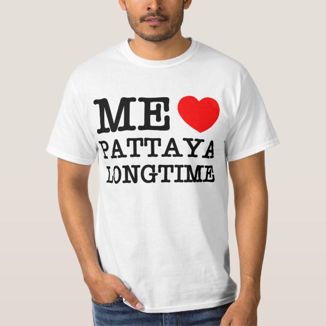 T-SHIRT MOI AIME PATTAYA LONGTIME (Devant)