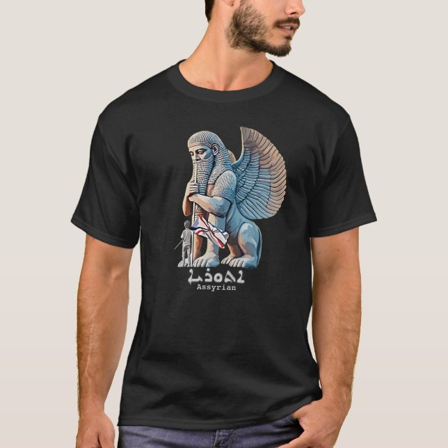 T-shirt moi et Lamassu (Devant)
