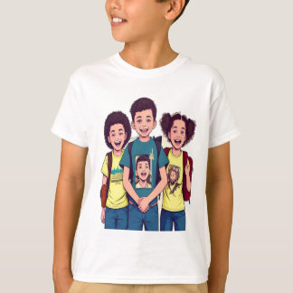 T-shirt Moi et mes amis à l'école