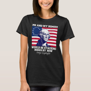 T-shirt Moi et mes Hommes empileraient les corps d'ici mai