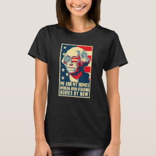 T-shirt Moi Et Mes Hommes Seraient Des Corps Empilés Georg