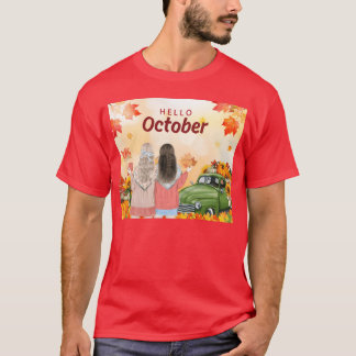 T-shirt Moi et mon ami en cadeau d'octobre
