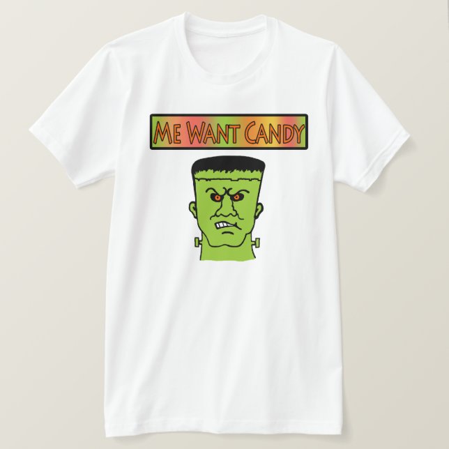 T-shirt Moi, je veux des bonbons (Design devant)