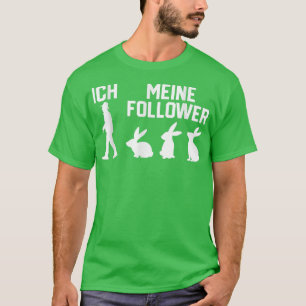 T-shirt Moi Mes abonnés Cravate Aimer Cochons Agriculteur