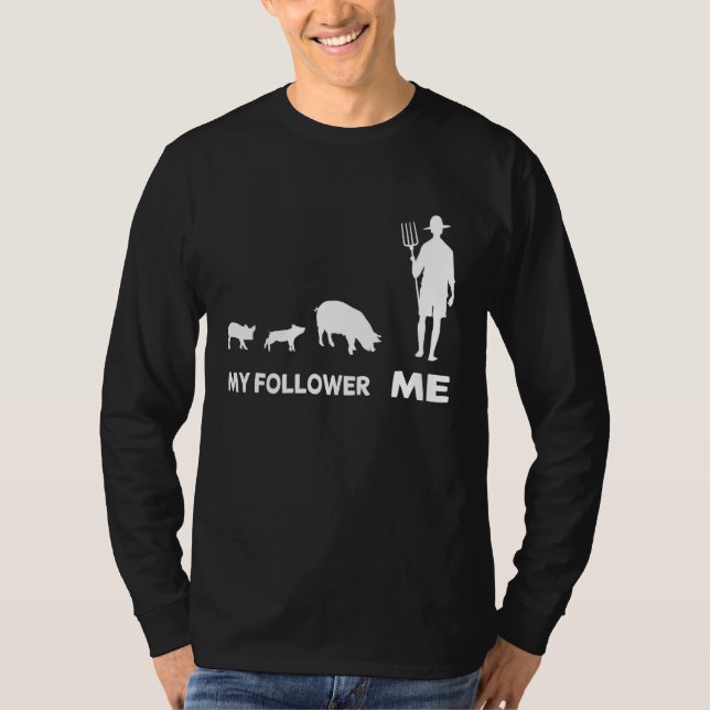 T-shirt Moi, mes éleveurs de cochons de fleurs (Devant)
