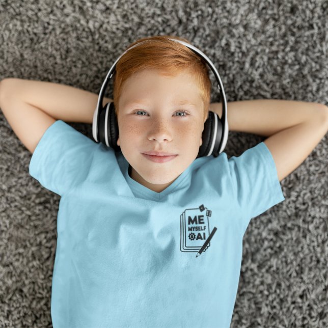 T-shirt Moi, moi et AI, Chemise Black Art Boys (Créateur téléchargé)