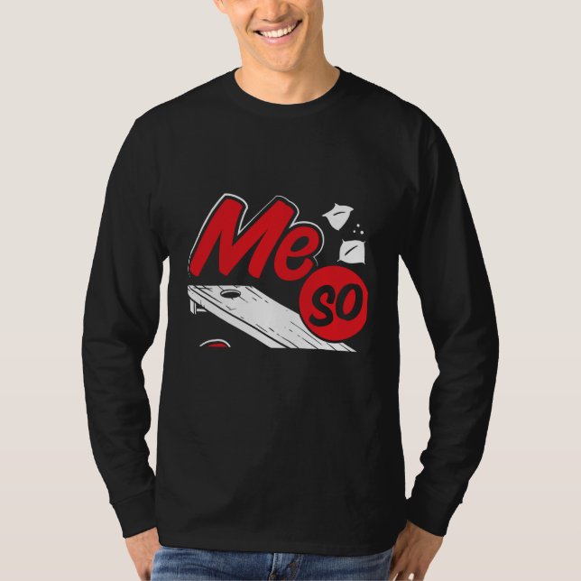 T-shirt Moi So Corny Backprint Cornhole (Devant)