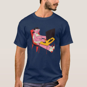T-shirt Moi Travaillant À Partir Du Bureau À Domicile - Vê