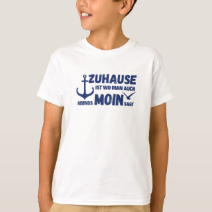 T-shirt Moin Accueil Mer du Nord Lumière du Nord Mer de me