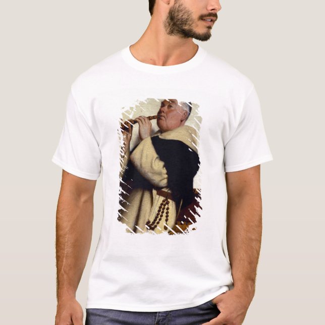 T-shirt Moine jouant une clarinette (Devant)