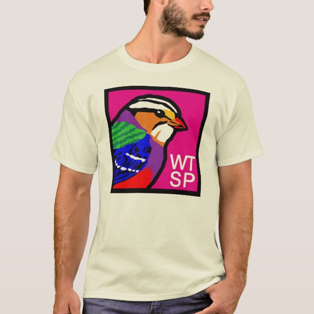 T-shirt moineau Blanc-throated : edition spéciale ! (Devant)