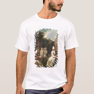T-shirt Moines Carthusian dans la méditation