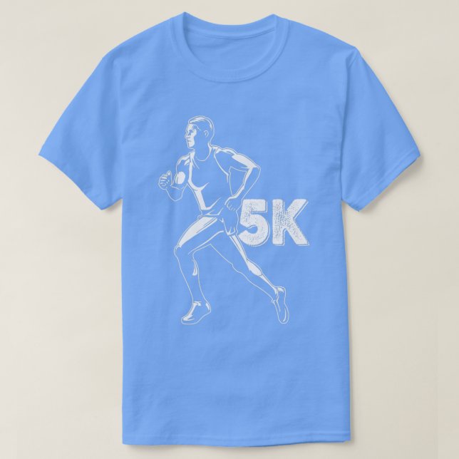 T-shirt Moins 5K Marathon Runner Road Race Runner Products (Design devant)