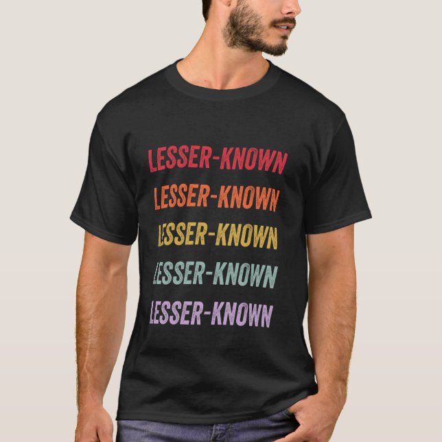 T-shirt Moins connu (Devant)