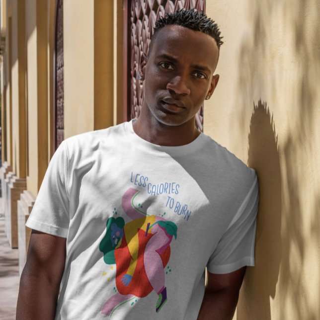 T-shirt Moins de calories Vegan (Créateur téléchargé)