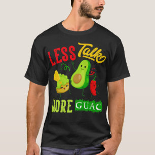 T-shirt Moins De Discussions Plus Guac Funny Kawaii Avocad
