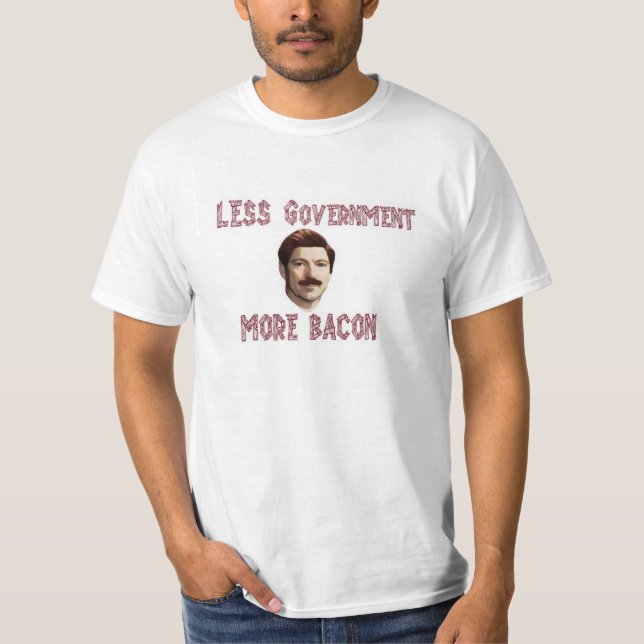 T-shirt "Moins de gouvernement couche-point de plus de (Devant)