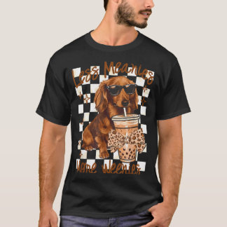 T-shirt Moins de méchants plus de saucisses Chien Dachshun