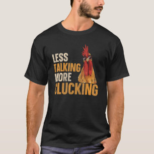 T-shirt Moins de parler plus d'accrocher pour un éleveur d