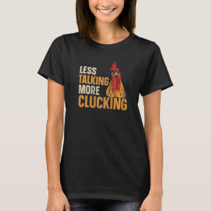 T-shirt Moins de parler plus d'accrocher pour un éleveur d