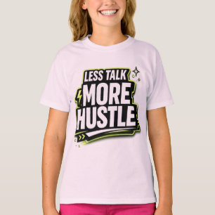 T-shirt Moins de Paroles Plus d'Action Motivationnel