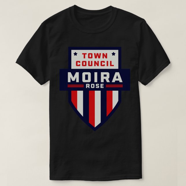 T-shirt Moira Rose de la municipalité (Design devant)