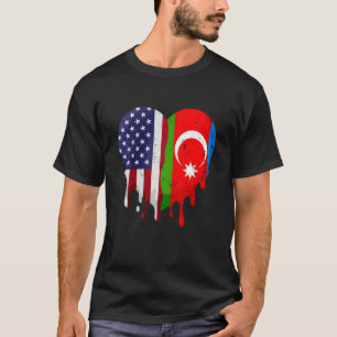 T-shirt Mois azerbaïdjanais de l'héritage américain Azerba