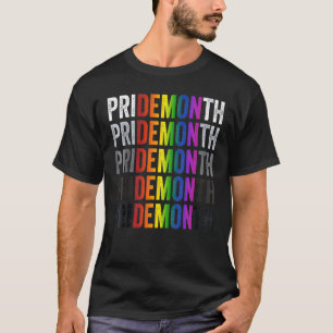 T-shirt Mois de fierté Demon Mois Gay pride LGBT Transgenr