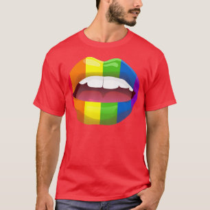T-shirt Mois de la Bouche LGBTQ+ Lèvres LGBT 
