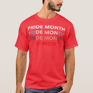 T-shirt Mois de la fierté Démon LGBTQ Mois de la fierté Ga