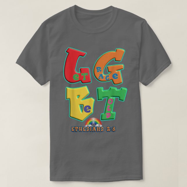 T-shirt Mois de la fierté LGBT Christian (Design devant)
