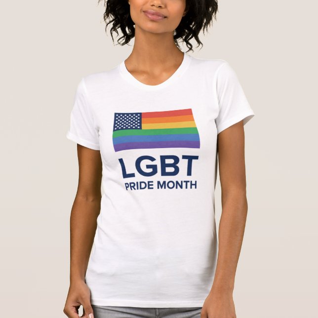 T-shirt Mois de la fierté LGBT| États-Unis (Devant)