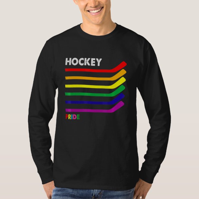 T-shirt Mois de la fierté LGBT Gay Transgenre Drapeau Hock (Devant)