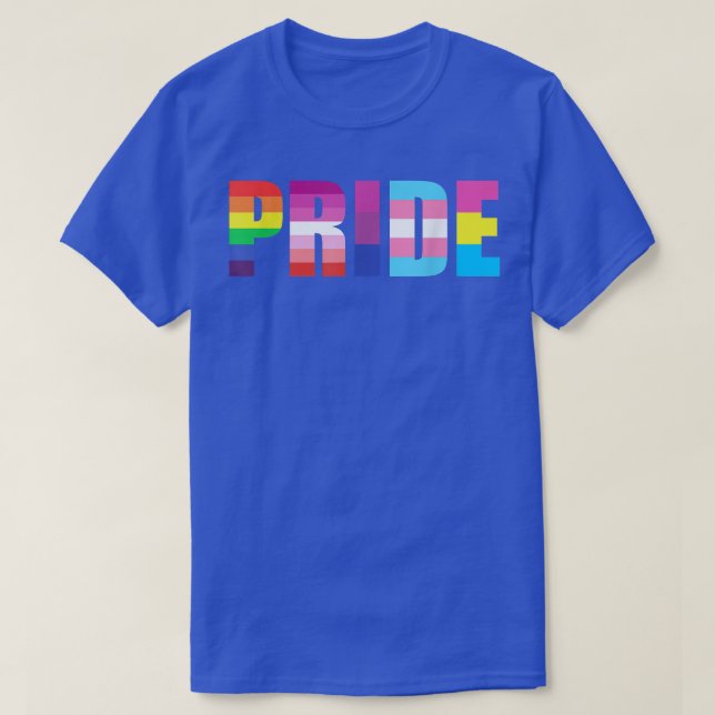 T-shirt Mois de la fierté LGBT Lesbienne biseauté transgen (Design devant)