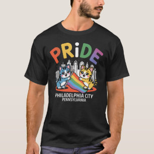 T-shirt Mois de la fierté Philadelphie City Pennsylvanie U