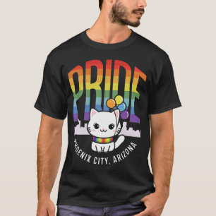 T-shirt Mois de la fierté Phoenix City Arizona USA Rainbow