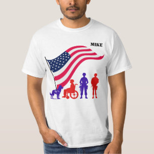 T-shirt Mois de la reconnaissance militaire pour hommes