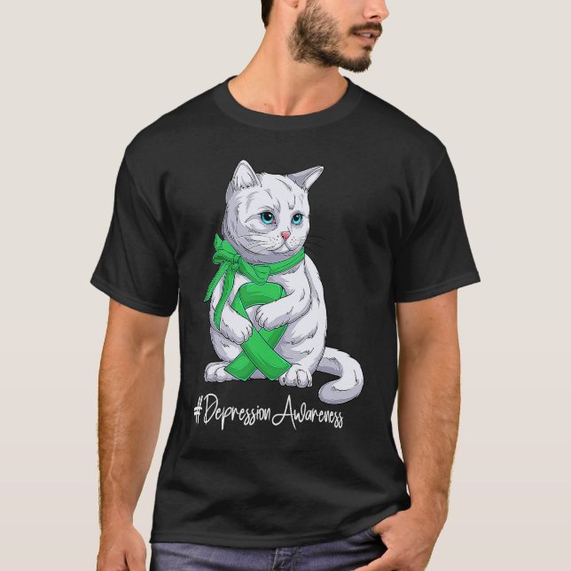 T-shirt Mois de la sensibilisation à la dépression nationa (Devant)