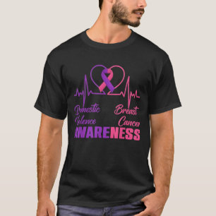 T-shirt Mois de la sensibilisation à la violence domestiqu
