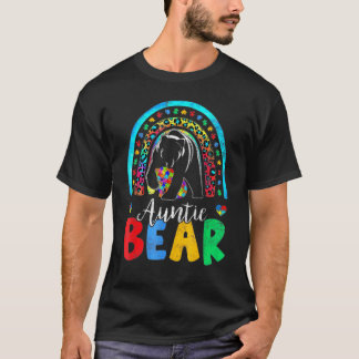 T-shirt Mois de la sensibilisation à l'autisme Arc-en-ciel