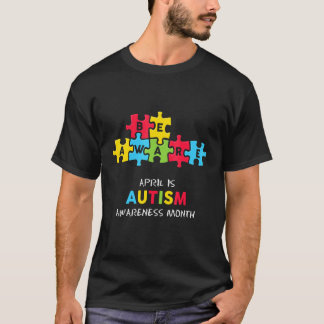 T-shirt Mois de la sensibilisation à l'autisme d'avril Soy