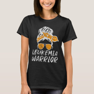 T-shirt Mois de la sensibilisation Messy Bun Retro femmes