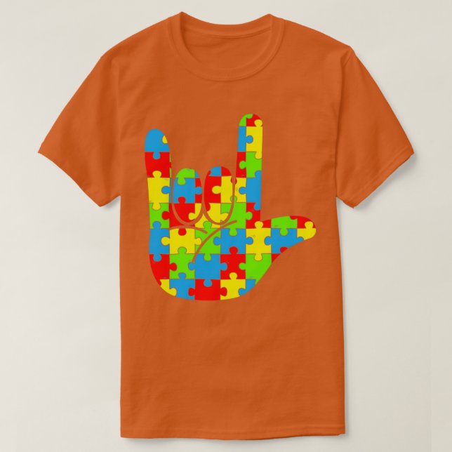 T-shirt Mois de la sensibilisation sur l'autisme 4 (Design devant)