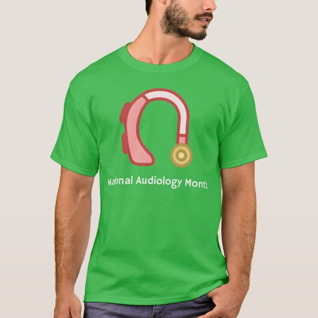 T-shirt Mois de l'audiologie rétro (Devant)