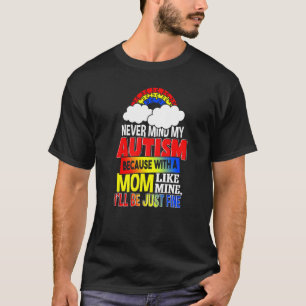 T-shirt Mois de l'autisme Je vais très bien Autisme